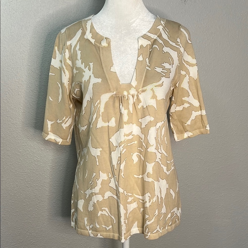 JCrew Lightweight Knit Blouse Size Small
